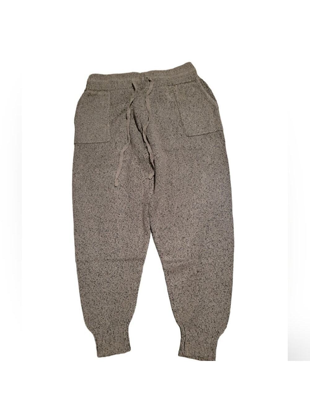 NWT bobi Black chai/black knit Joggers Size M